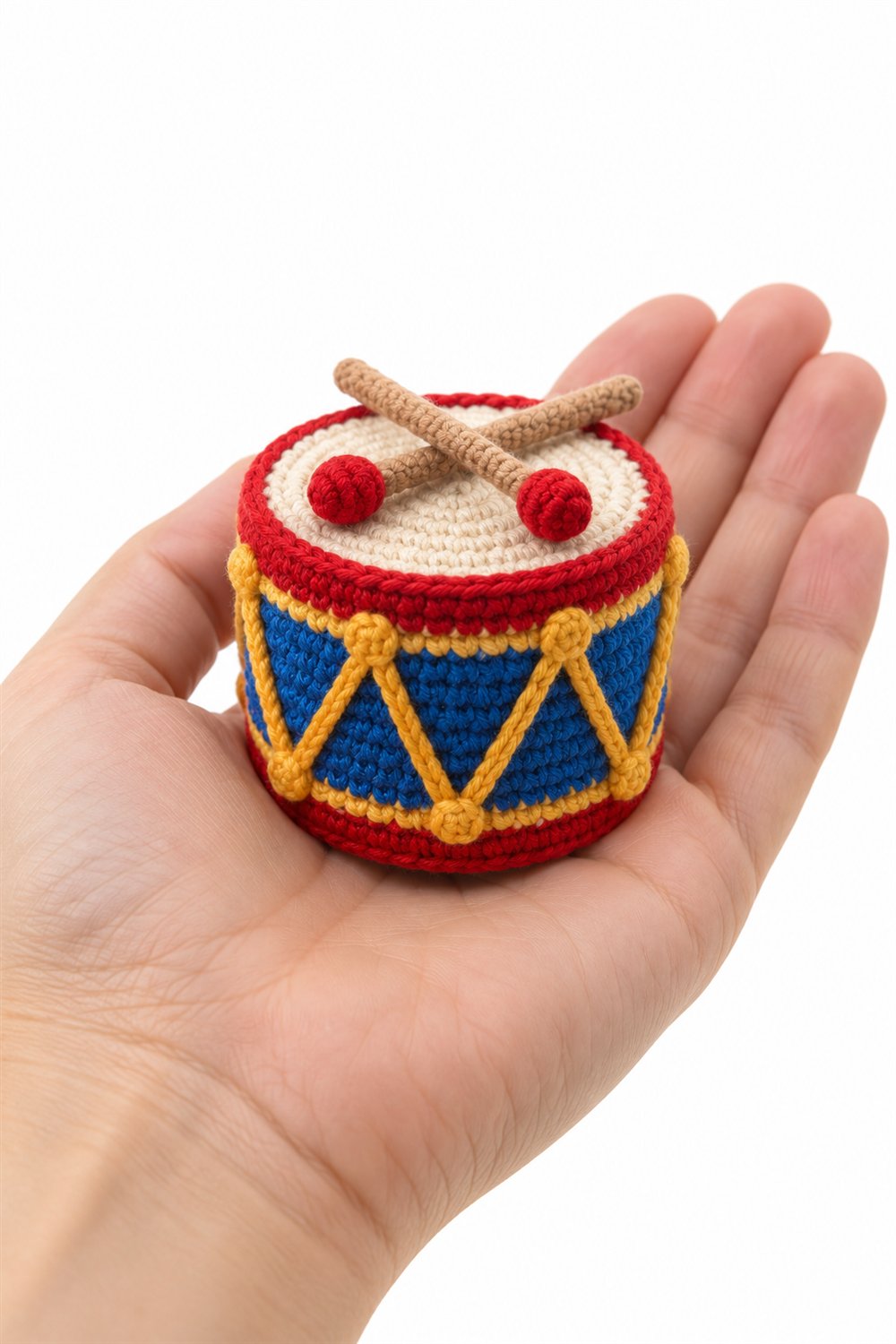 621 Tamborzinho De Brinquedo - Handmade Pattern