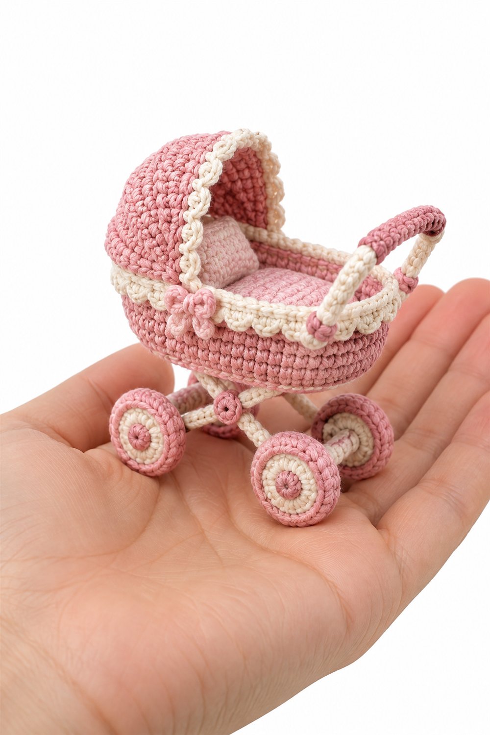 635 Carrinho De Bebe De Boneca - Crochet Pattern