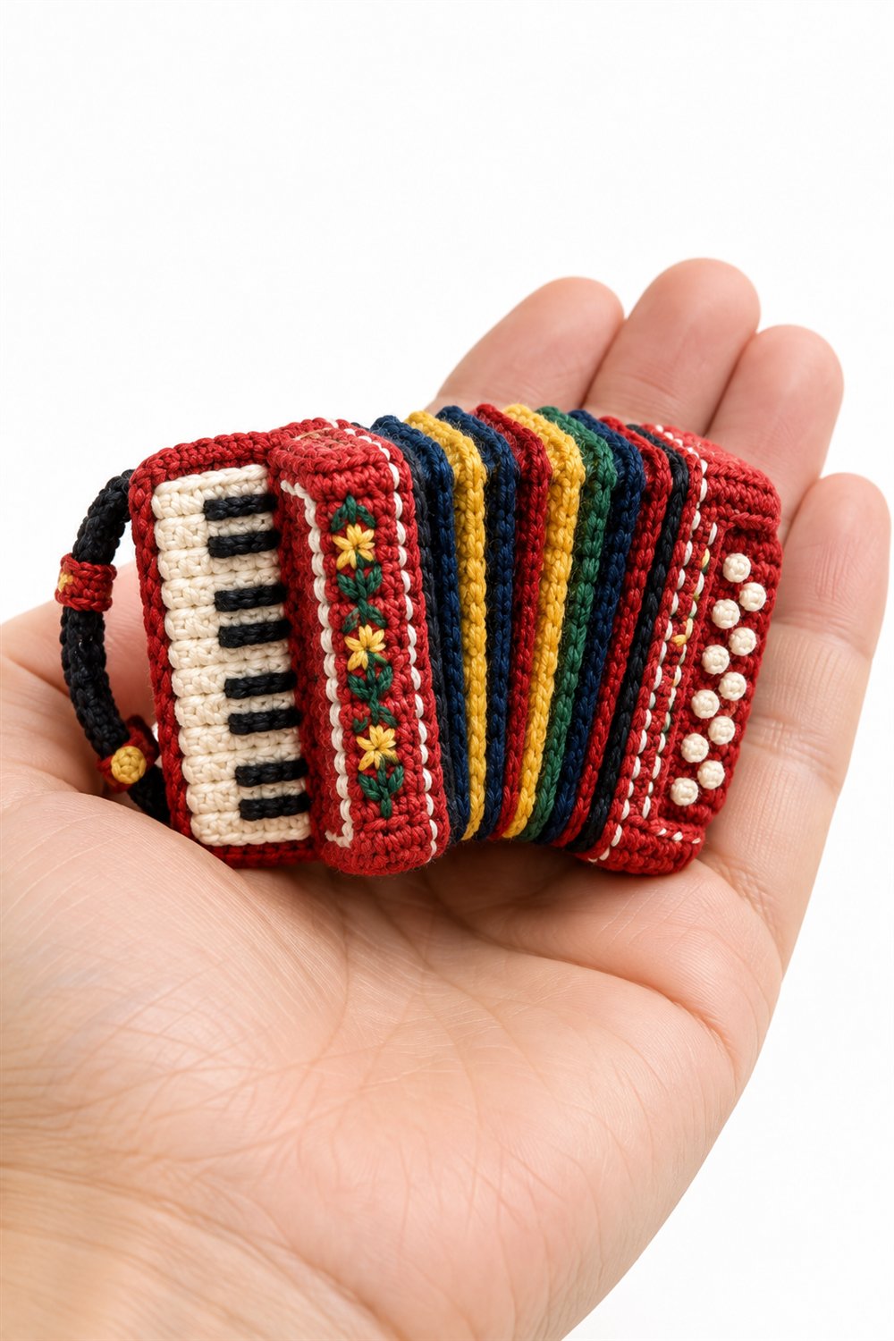 643 Sanfona Mini Colorida - PDF Pattern