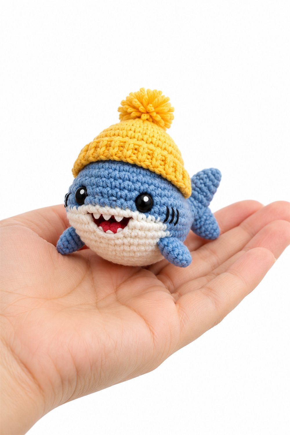 66 Tubarao Bebe Com Gorro Amarelo Crochet Guide