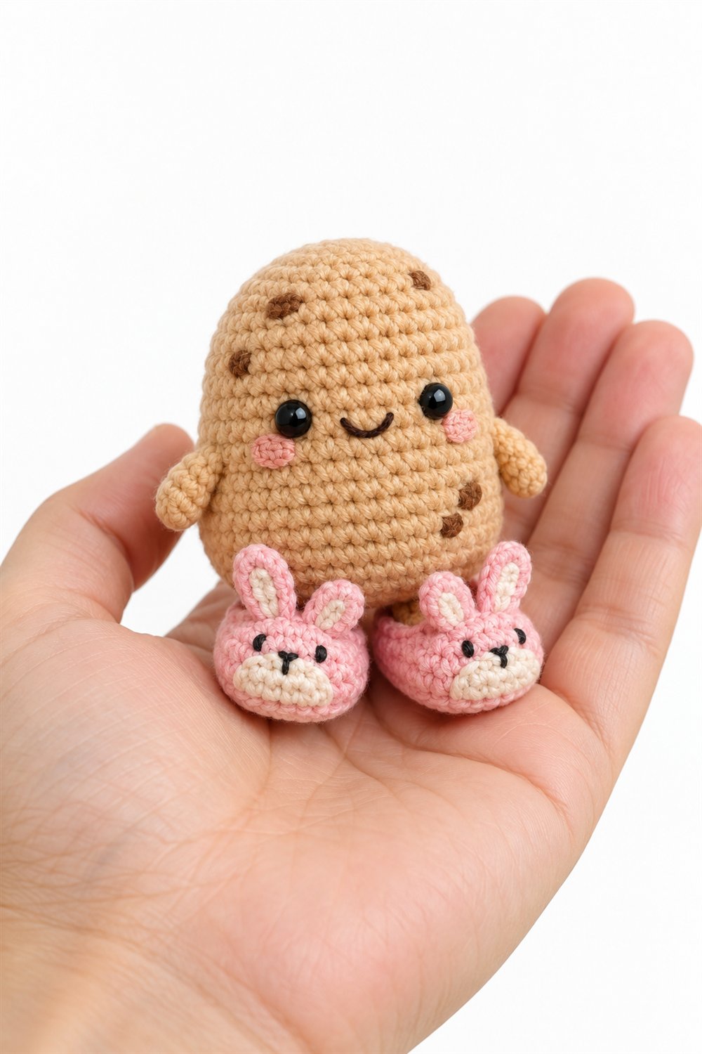 DIY 666 Amigurumi Fofo Batatinha Com Pantufas - Crochet Tutorial