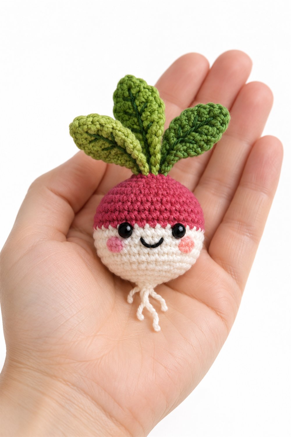 670 Amigurumi Fofo Rabanete Com Sorriso - PDF Pattern