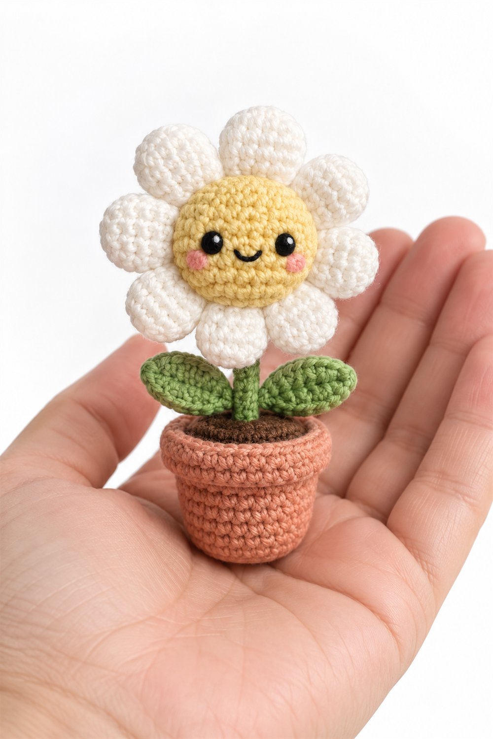 How to Crochet 673 Amigurumi Fofo Florzinha De Margarida