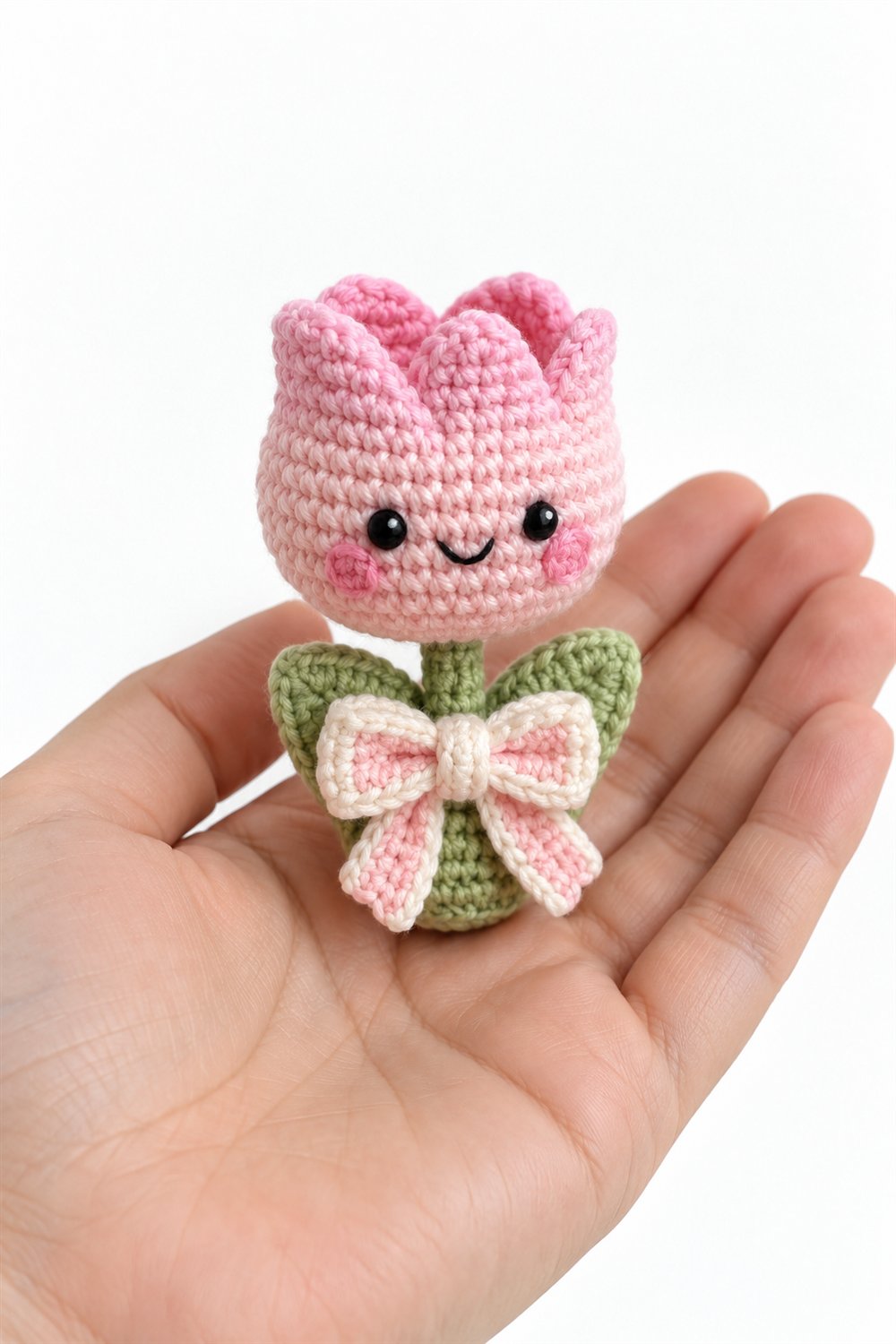 674 Amigurumi Fofo Tulipa Com Lacinho - Step by Step