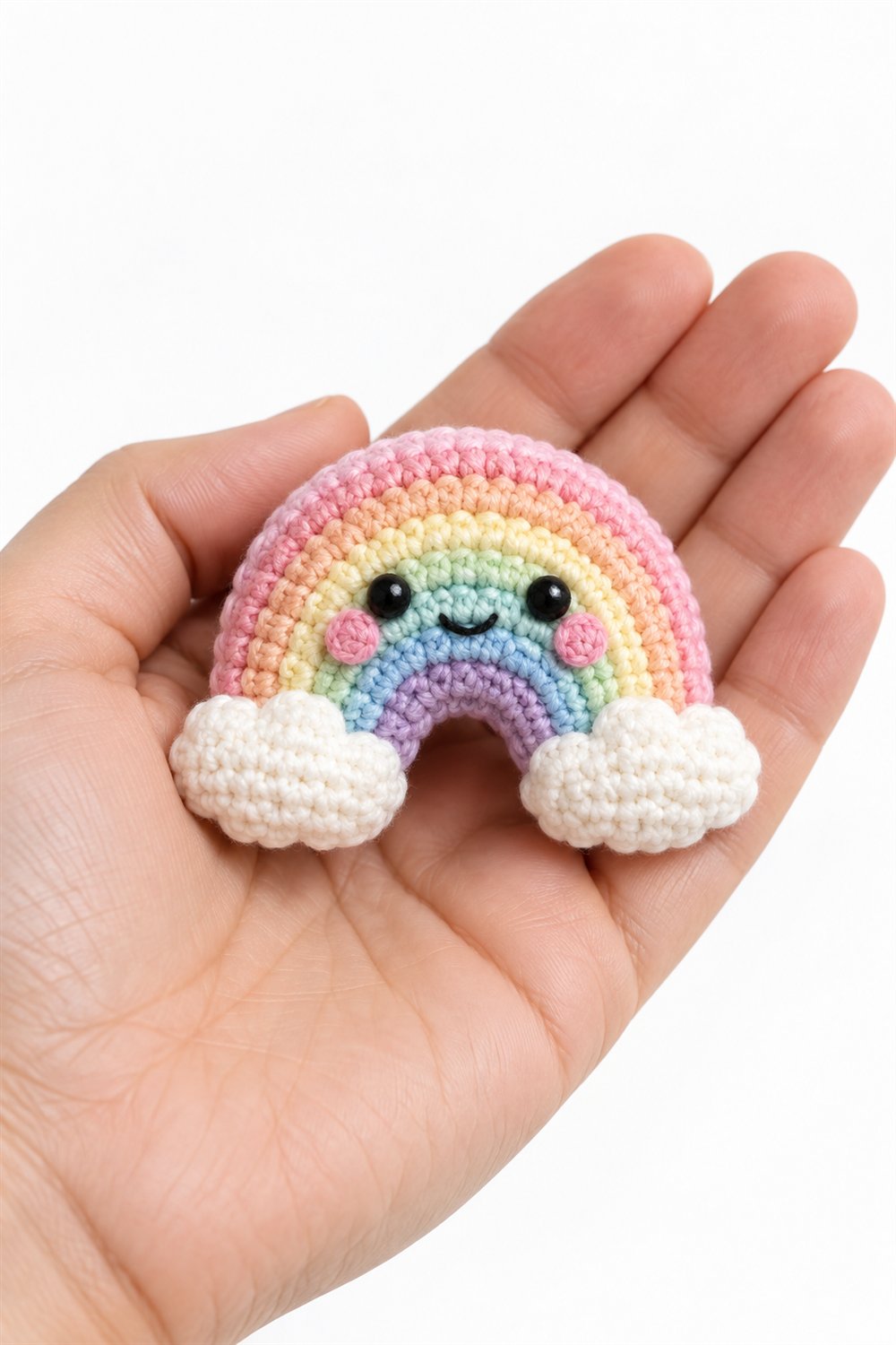 680 Amigurumi Fofo Arco Iris Pequenino - Crochet Pattern