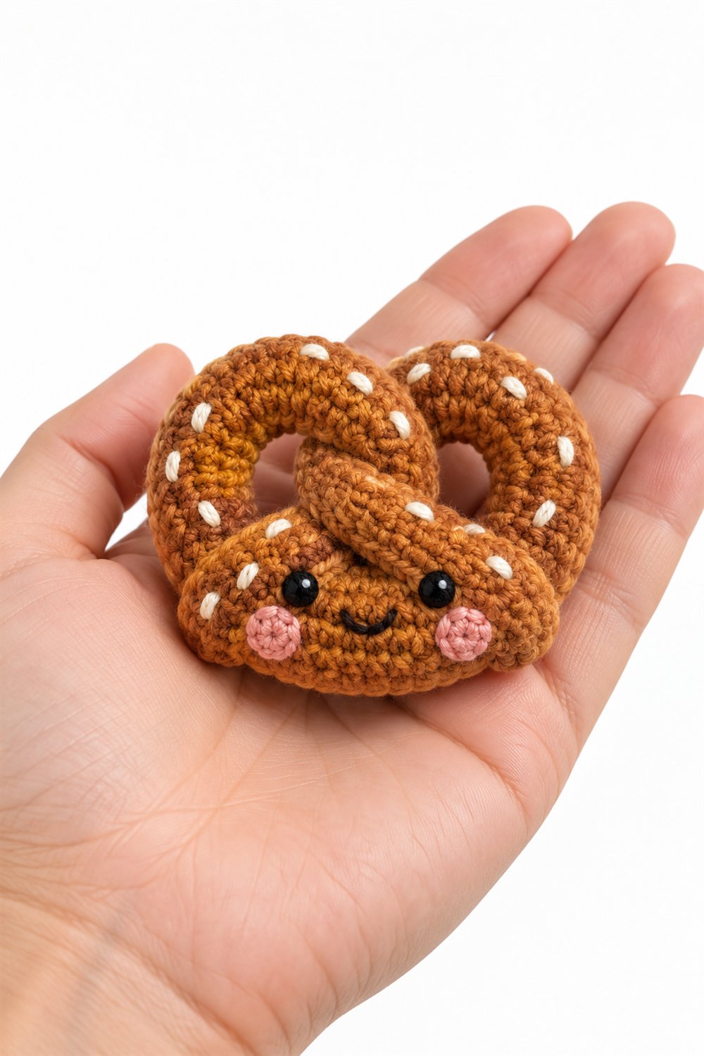DIY 684 Amigurumi Fofo Pretzel Com Bochechas - Crochet Tutorial
