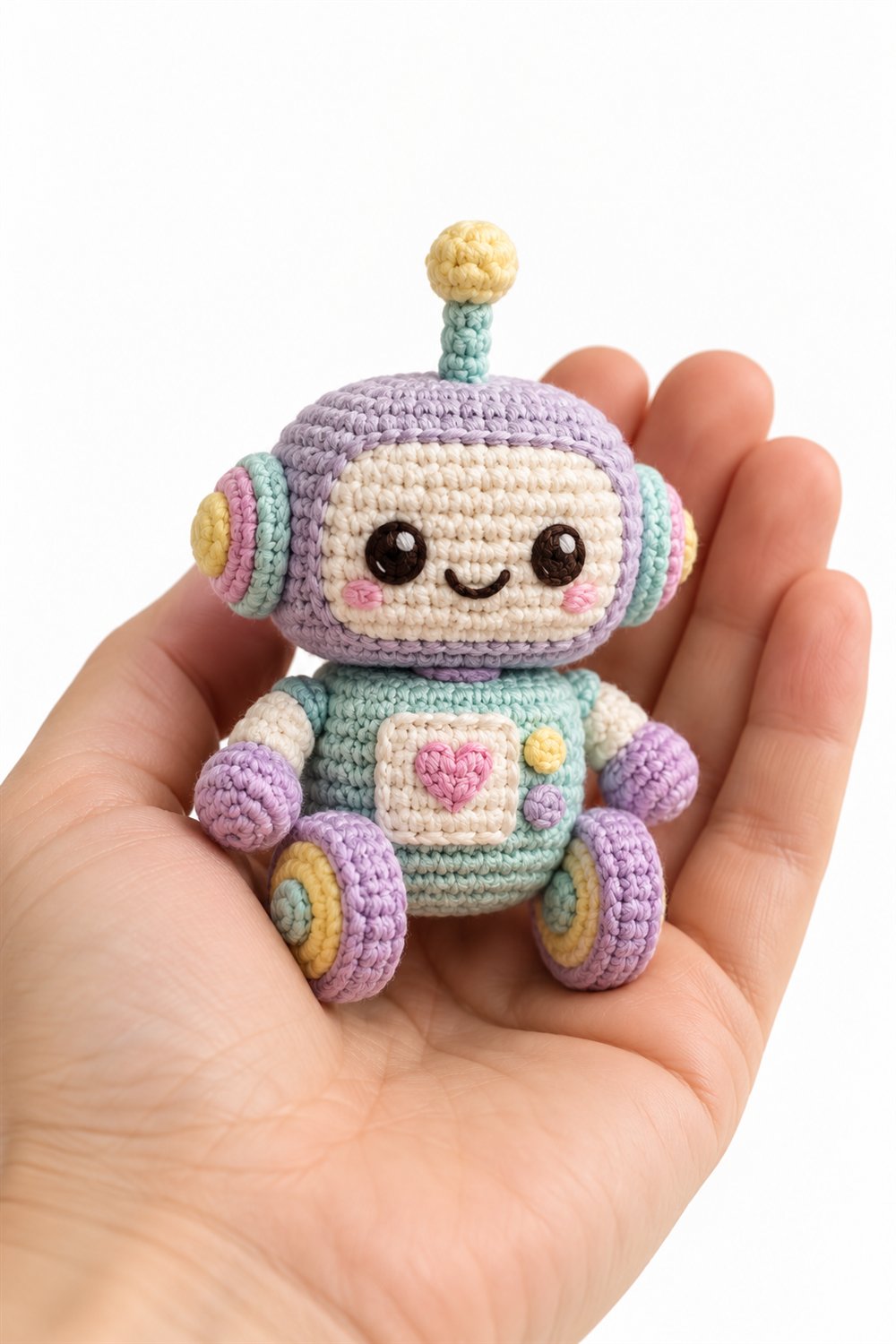 697 Amigurumi Fofo Robo Fofinho Pastel Crochet Guide