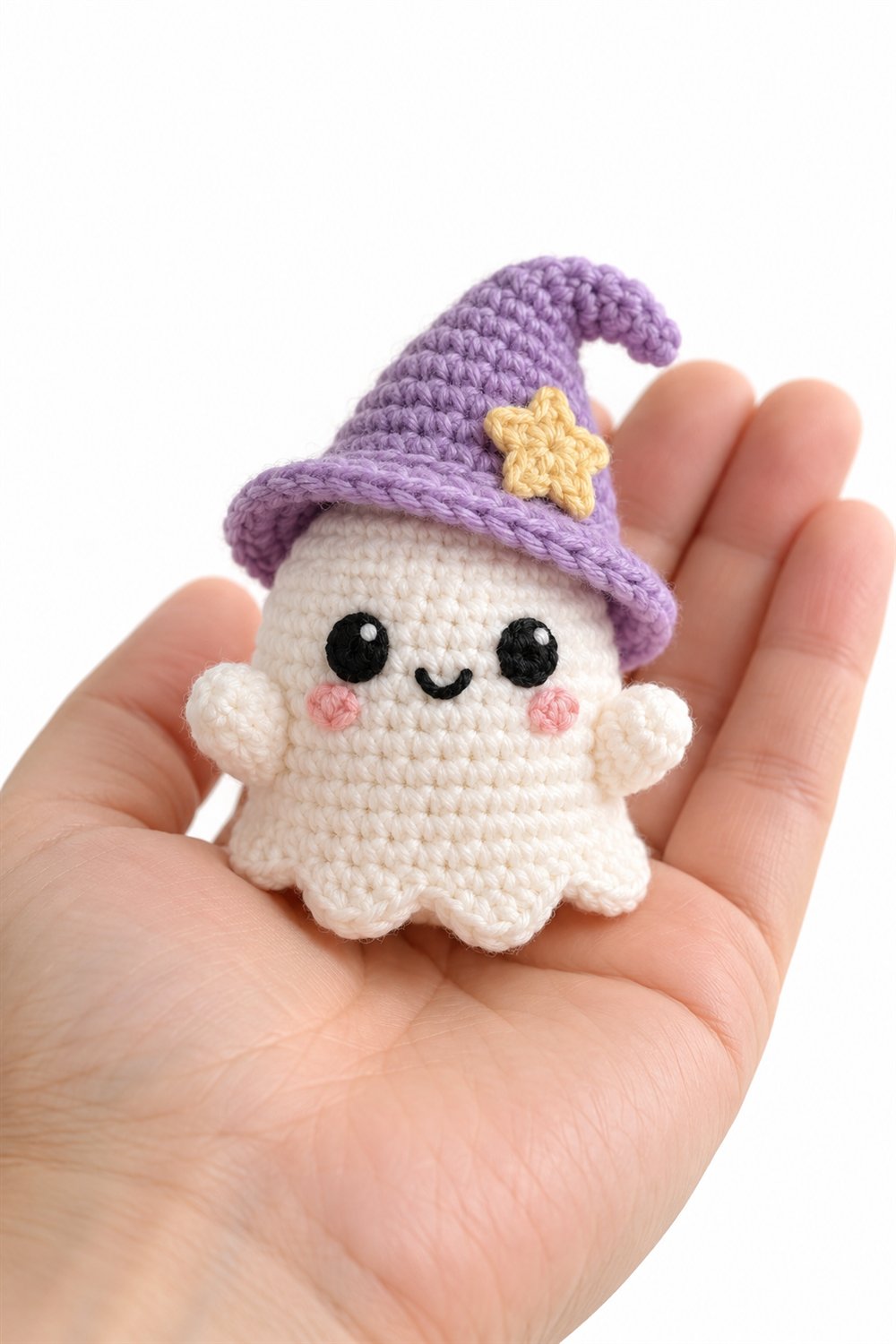 698 Amigurumi Fofo Fantasminha Com Gorro - PDF Pattern