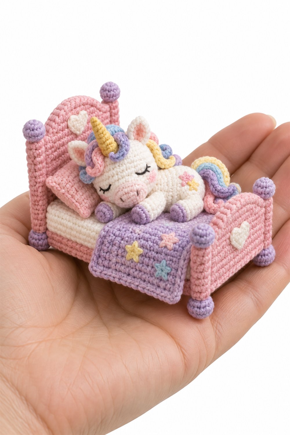 700 Amigurumi Fofo Unicornio Dorminhoco - Step by Step