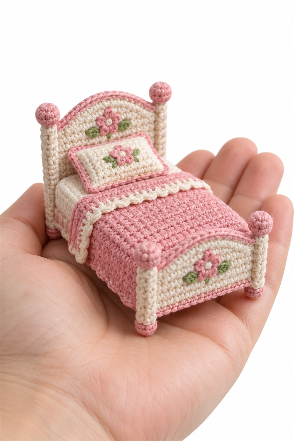 How to Crochet 709 Cama De Boneca