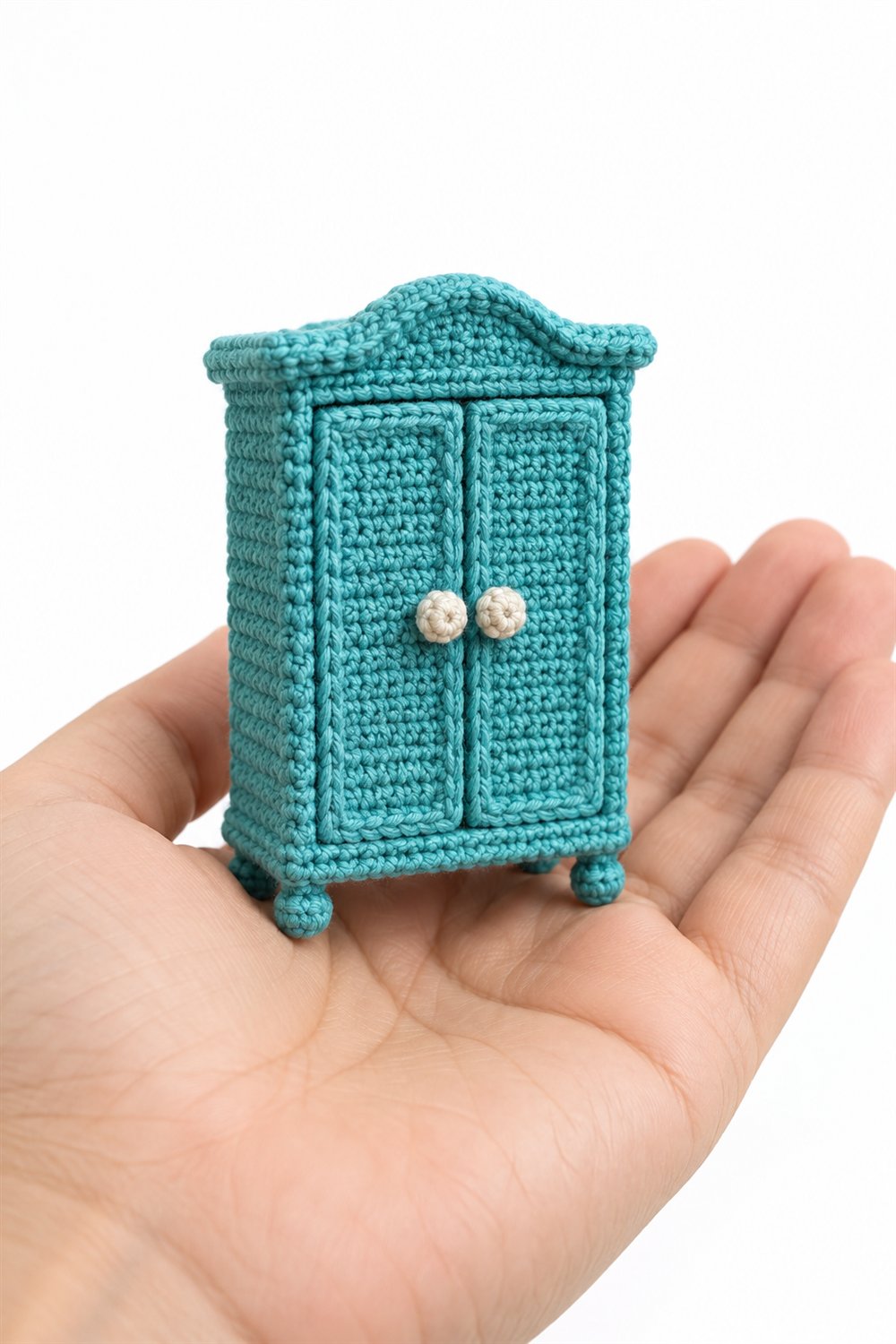DIY 710 Armario Mini Turquesa - Crochet Tutorial