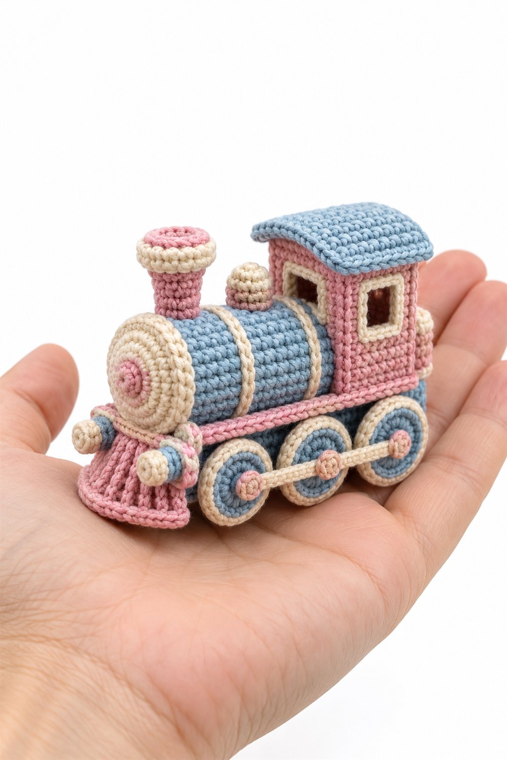 713 Locomotiva Pastel - Easy Crochet