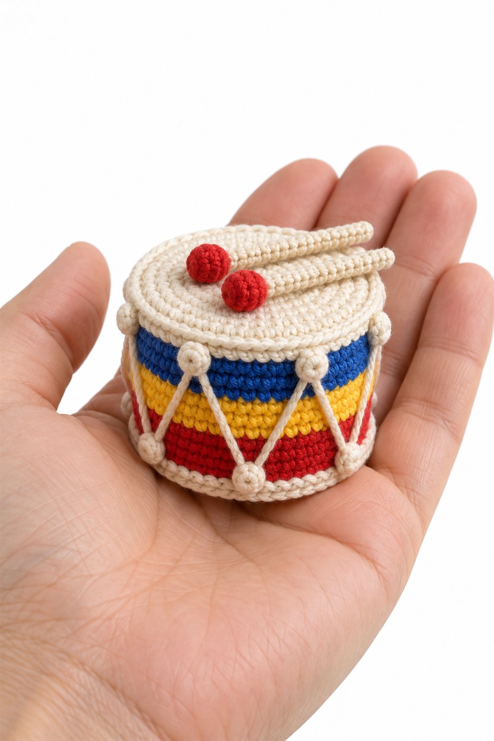 717 Tamborzinho Listrado - Amigurumi Pattern