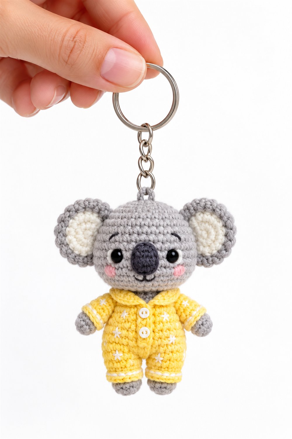75 Koala Com Pijama Amarelo - Crochet Pattern