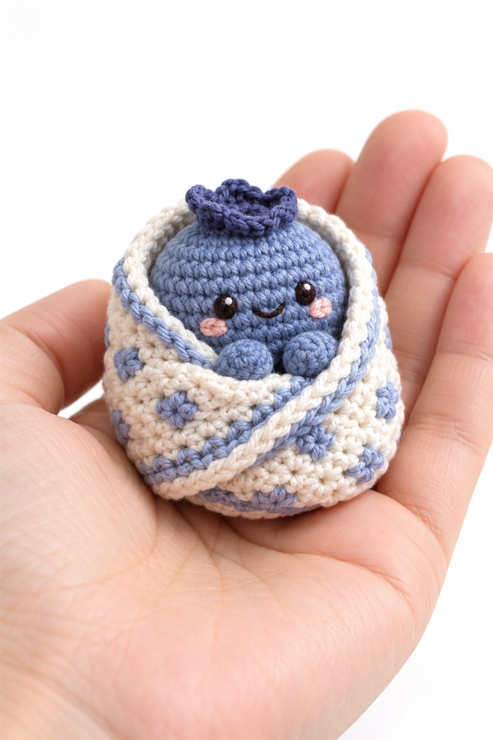 759 Tiny Blueberry Wrapped In A Blanket - PDF Pattern