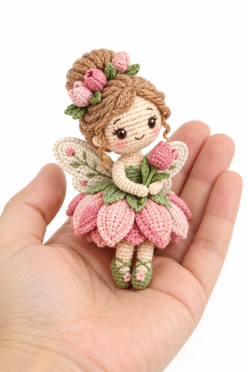 793 Pastel Fairy With A Tulip Skirt - Easy Crochet