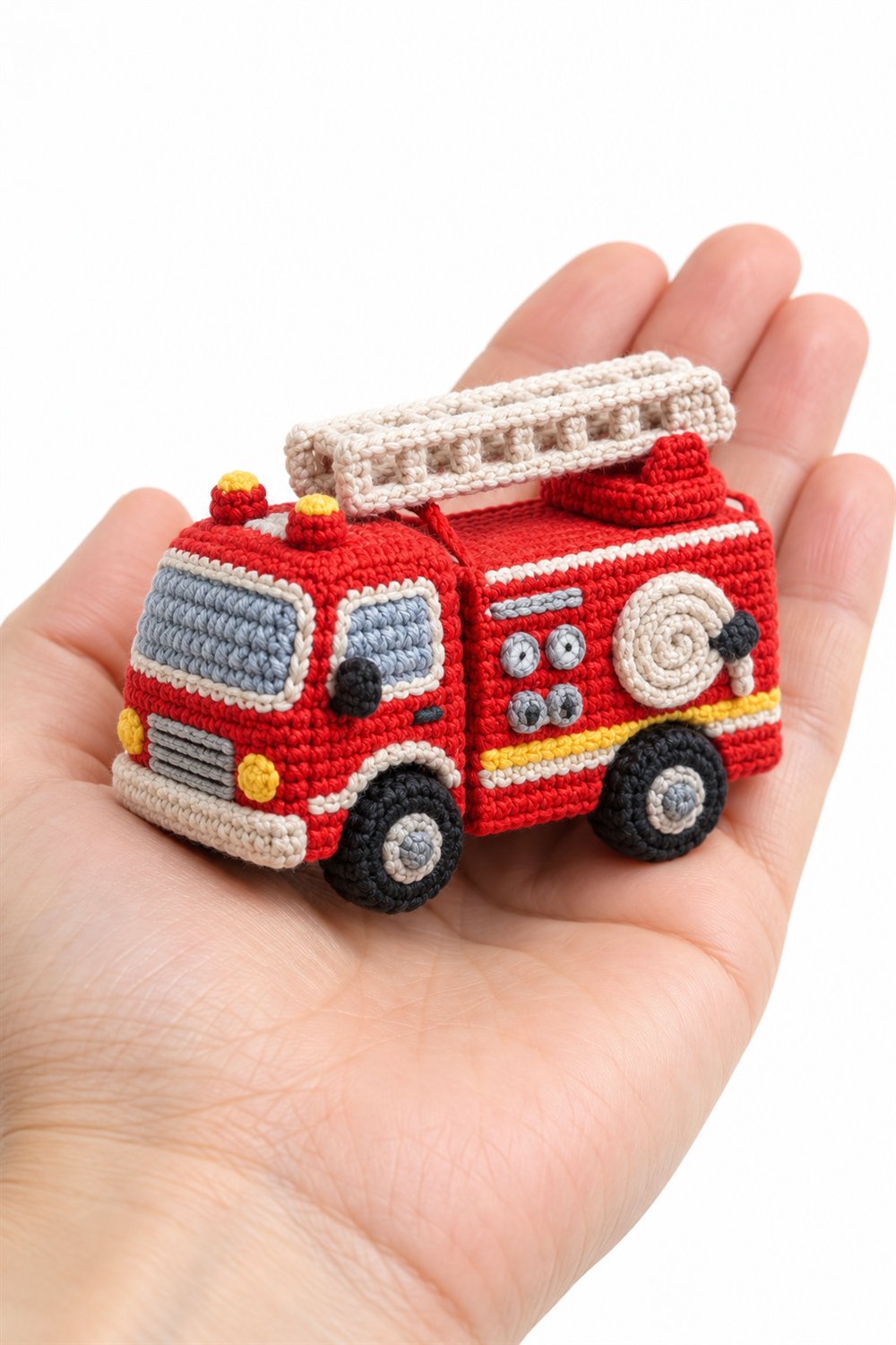 812 Coral Toy Fire Engine Crochet Guide