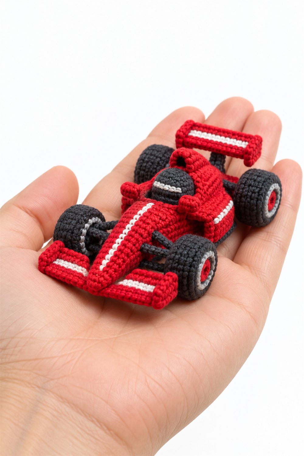 814 Red Toy Race Car - Crochet Pattern