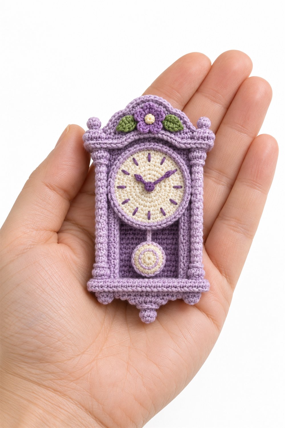 825 Lilac Wall Clock - Step by Step
