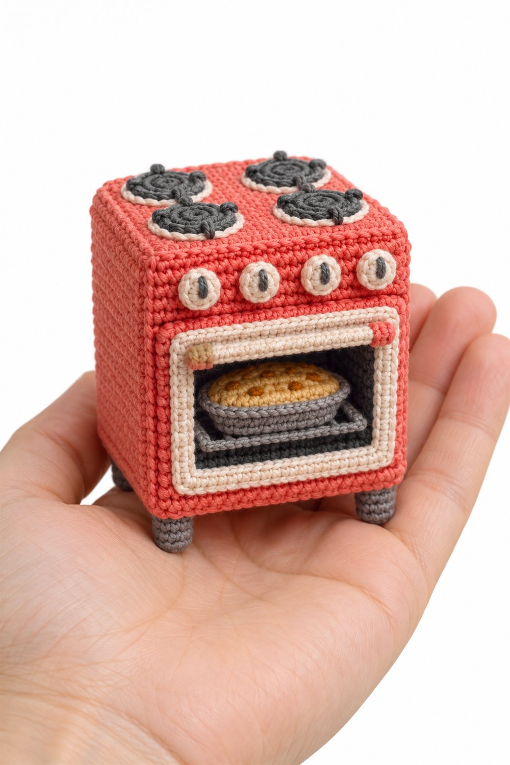 DIY 826 Coral Miniature Oven - Crochet Tutorial