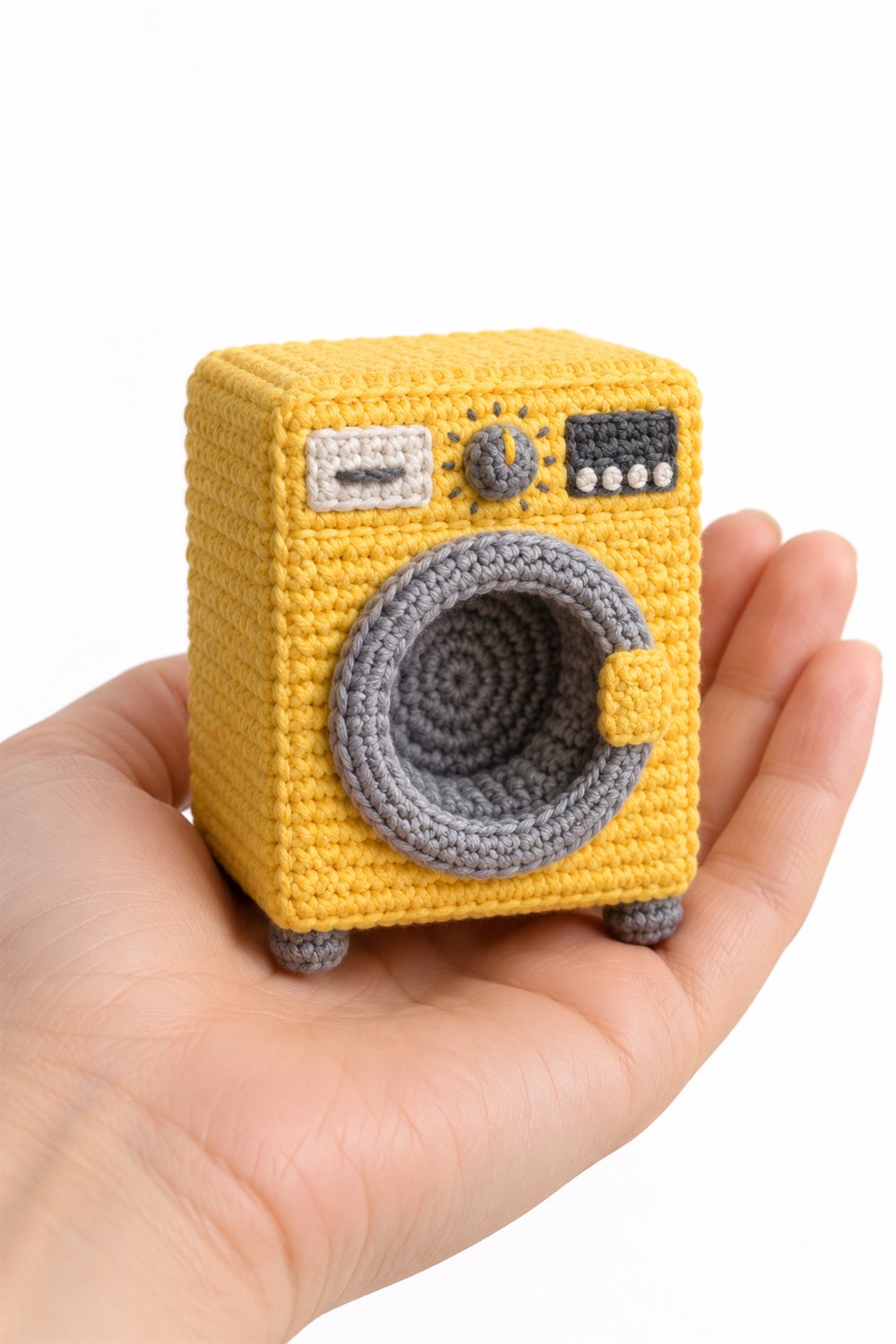 Crochet 828 Yellow Washing Machine - Pattern