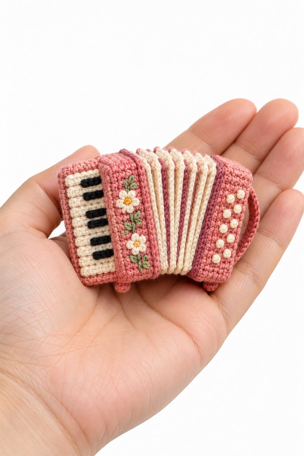 847 Toy Accordion - Easy Crochet