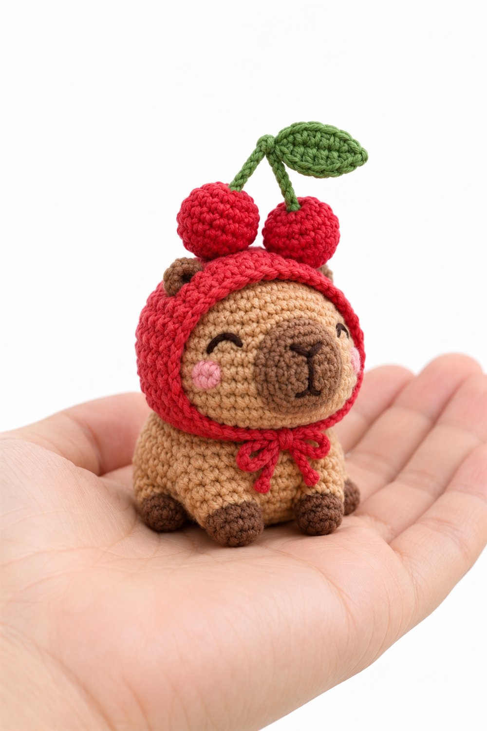 Crochet 855 Capivara Bebe Com Capuz De Cereja - Pattern