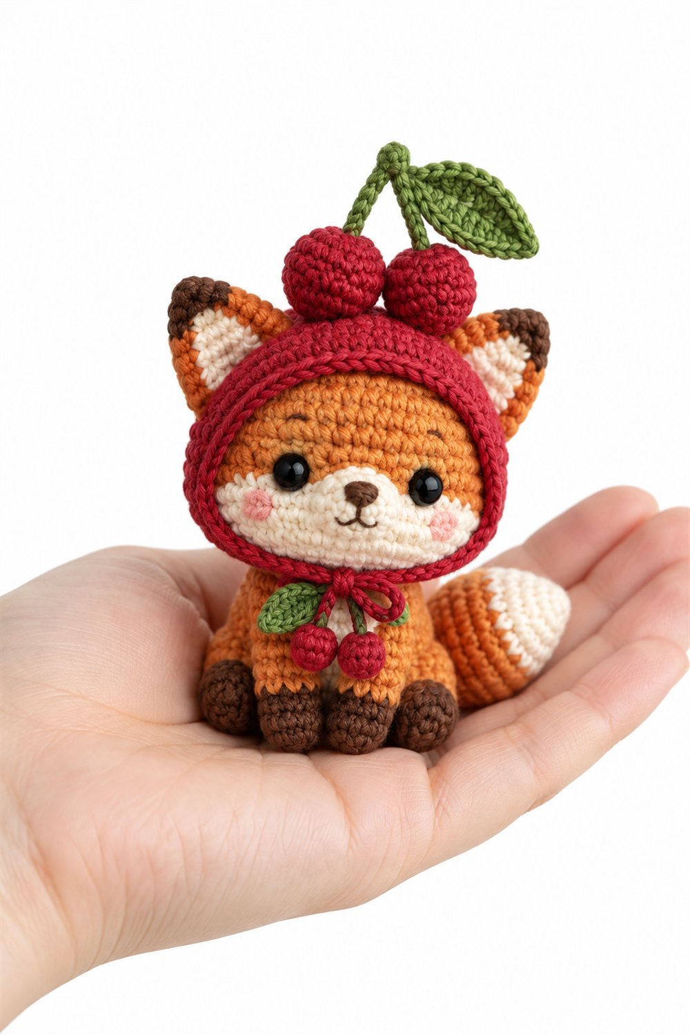 856 Raposinha Com Capuz De Cereja - Easy Crochet
