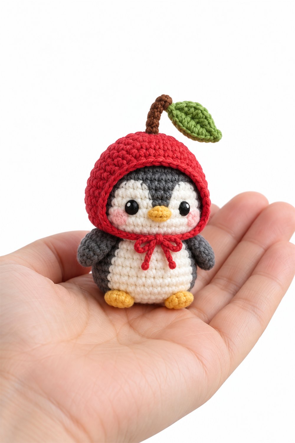 858 Pinguim Bebe Com Capuz De Cereja - PDF Pattern