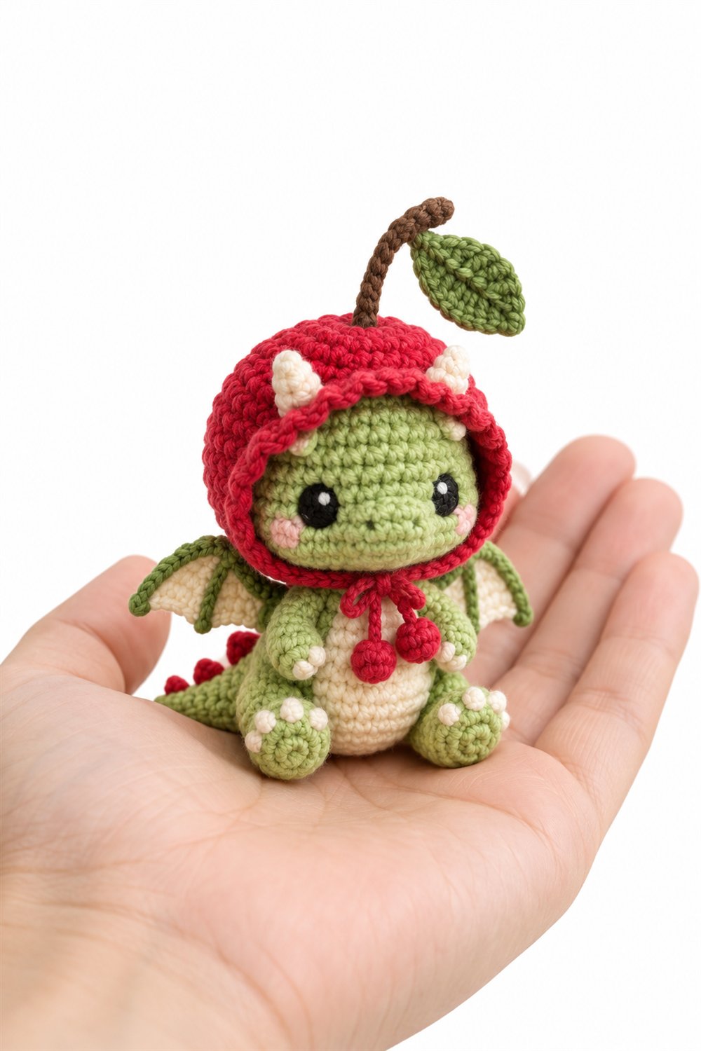 859 Dragaozinho Com Capuz De Cereja - Crochet Pattern