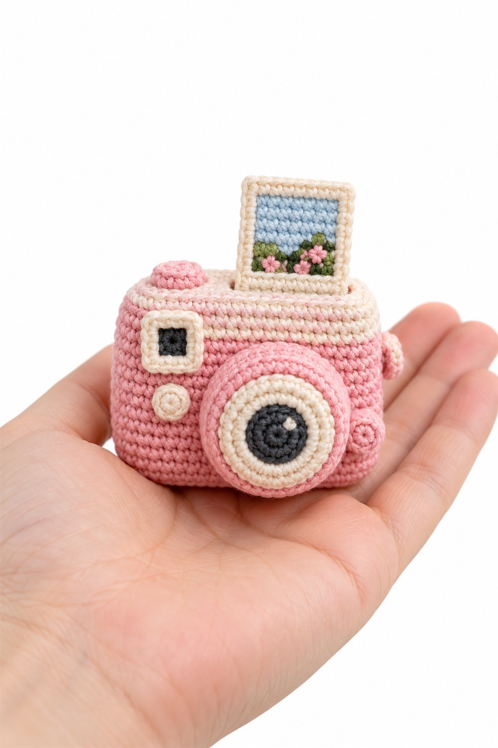 906 Camera Instantanea Rosa E Creme - Step by Step