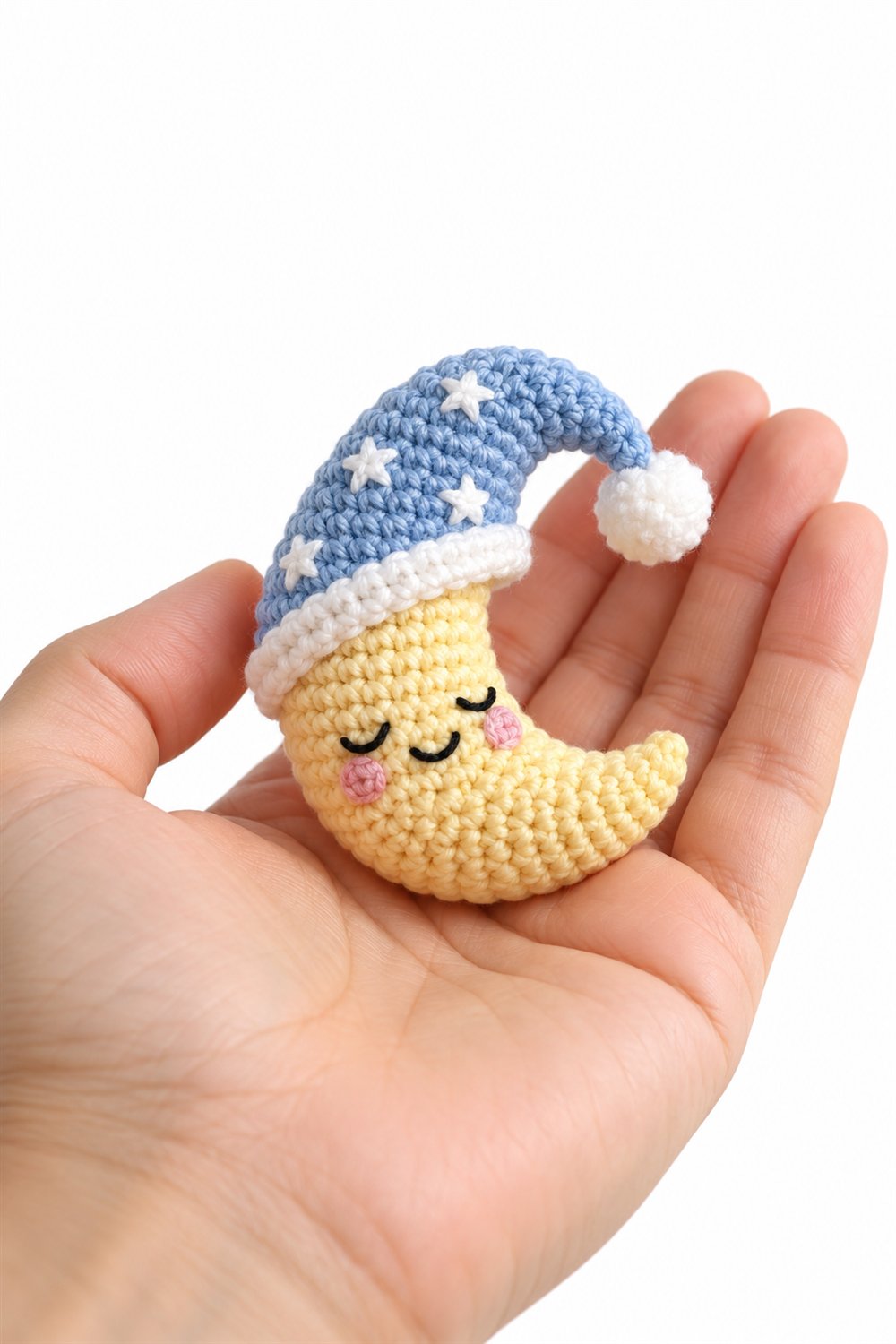 94 Lua Crescente Com Touca De Dormir - Amigurumi Pattern