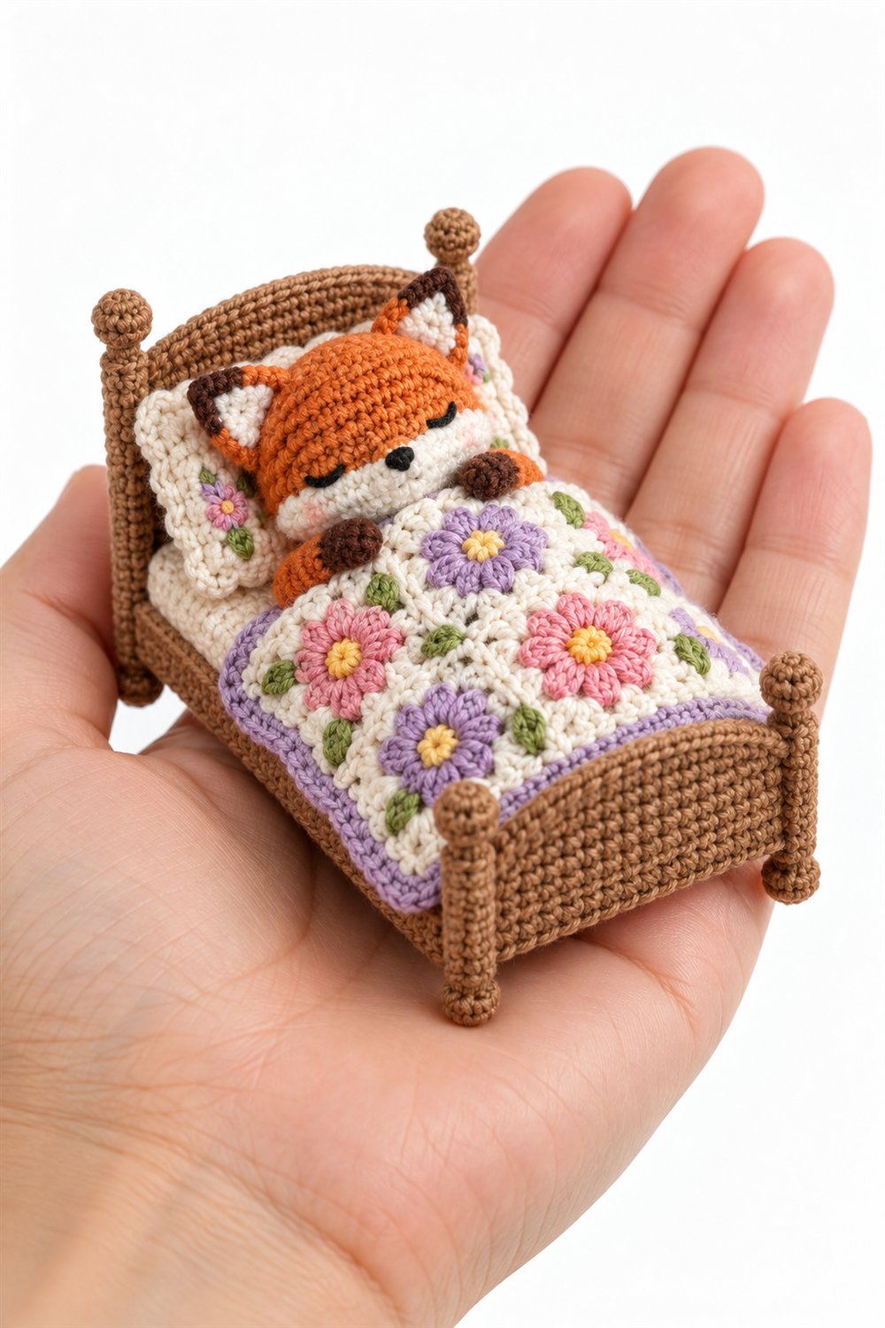 955 Raposinha Com Manta De Flores - Easy Crochet