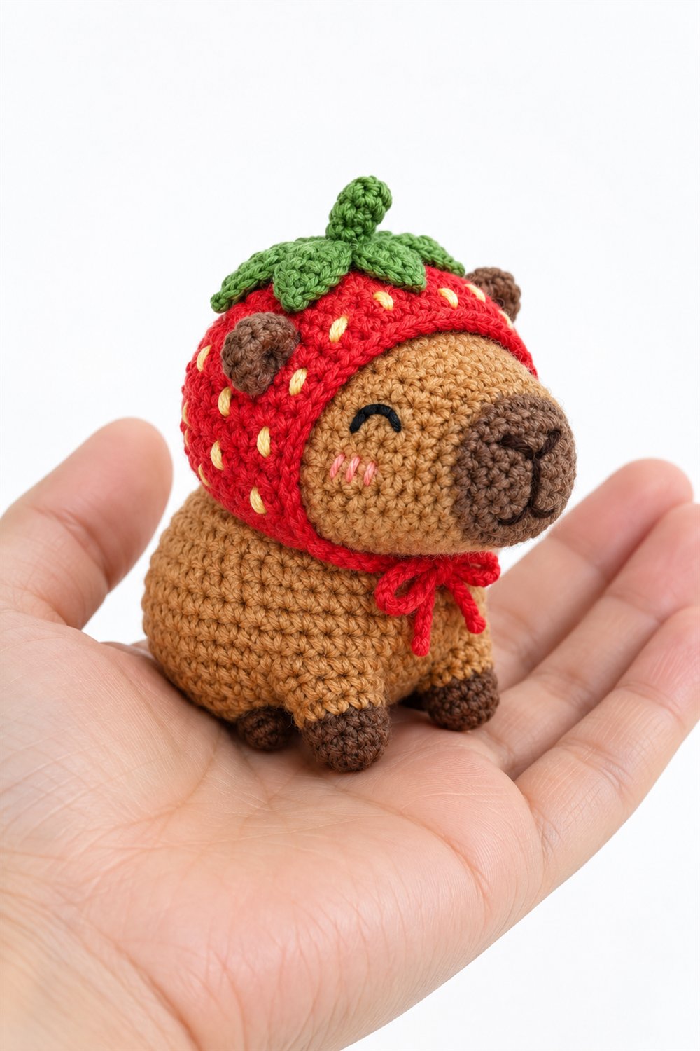 956 Capivara Com Gorro De Morango Crochet Guide
