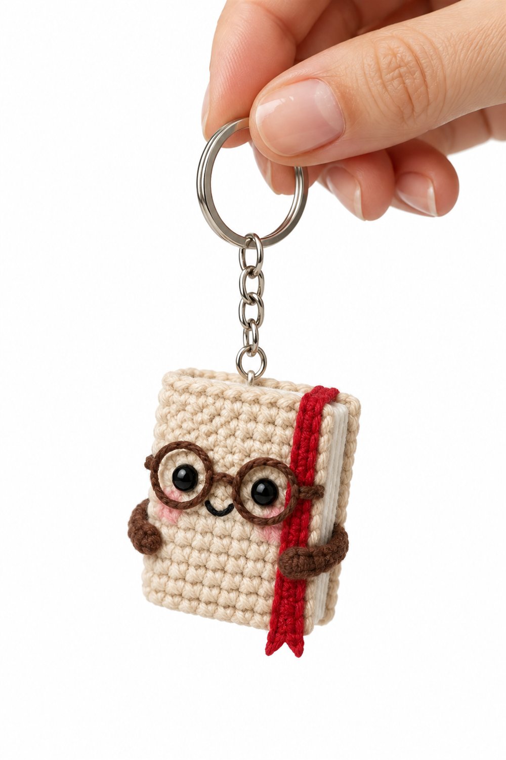 DIY 97 Livrinho Com Oculos E Marcador Vermelho - Crochet Tutorial