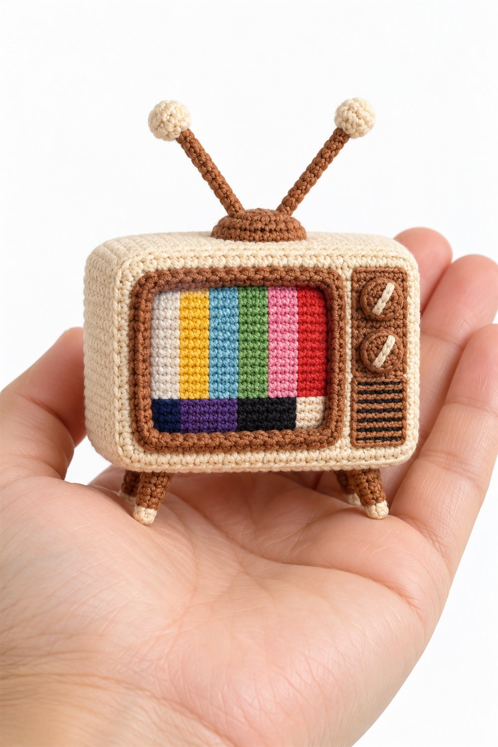 985 Televisao Creme - Crochet Pattern