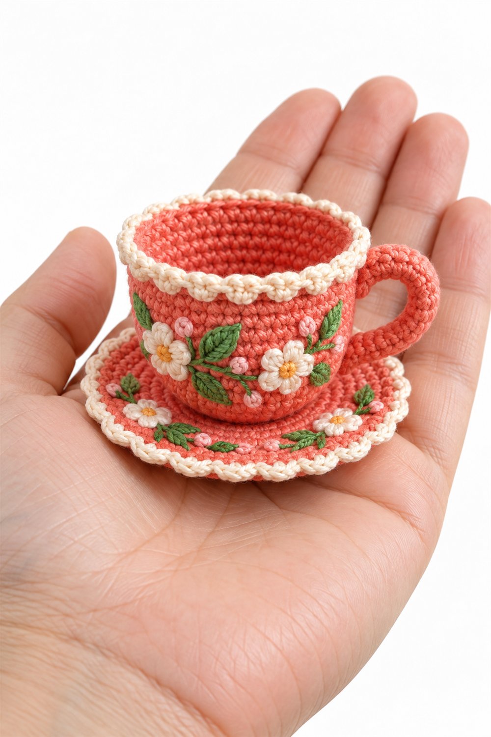 DIY 998 Xicara Coral - Crochet Tutorial