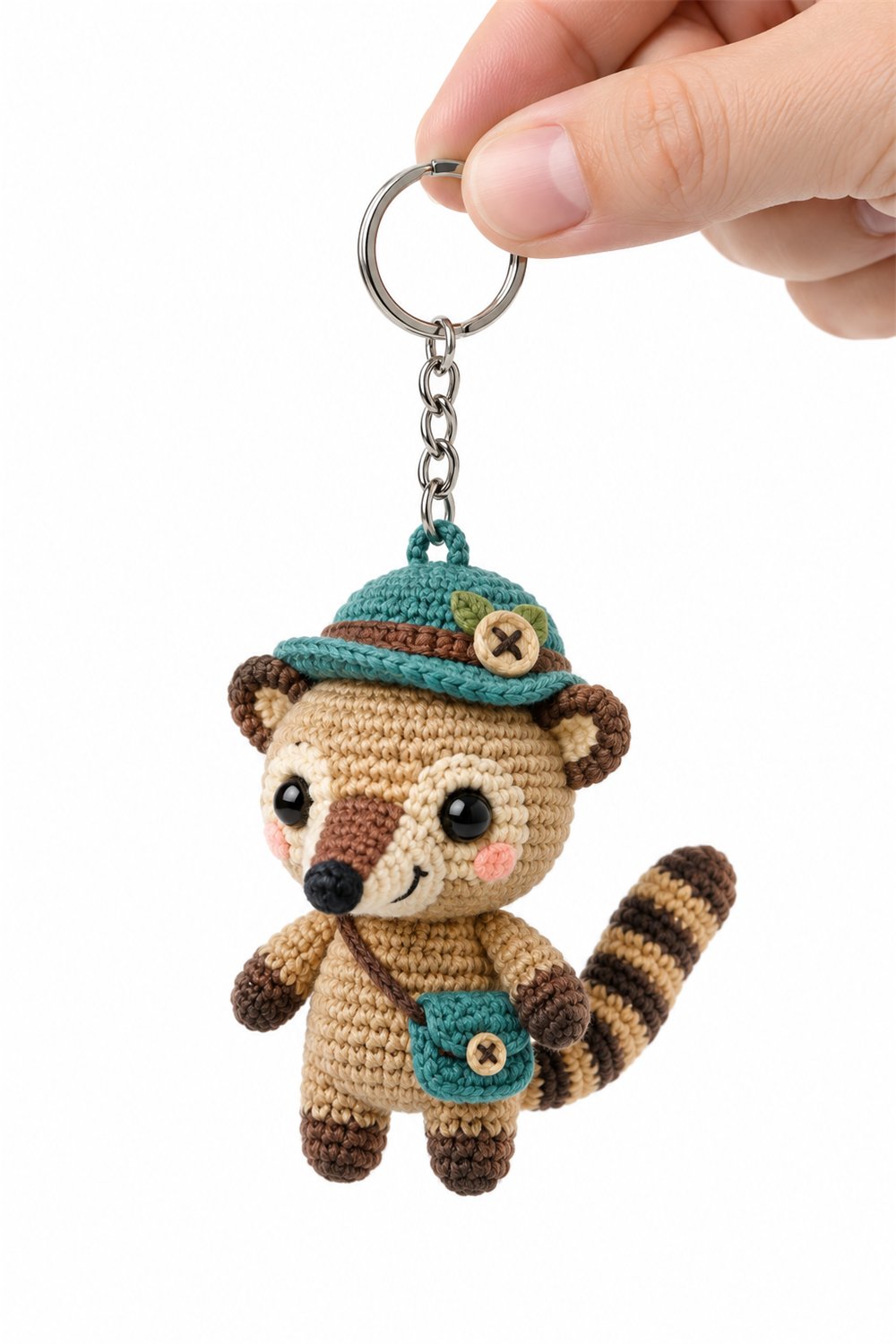 How to Crochet Adventurer Coati Keychain