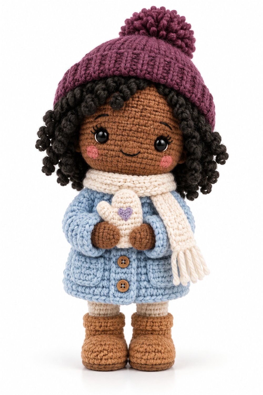 DIY Amigurumi 1002 Aleatorios Fofos Boneco Inverno - Crochet Tutorial