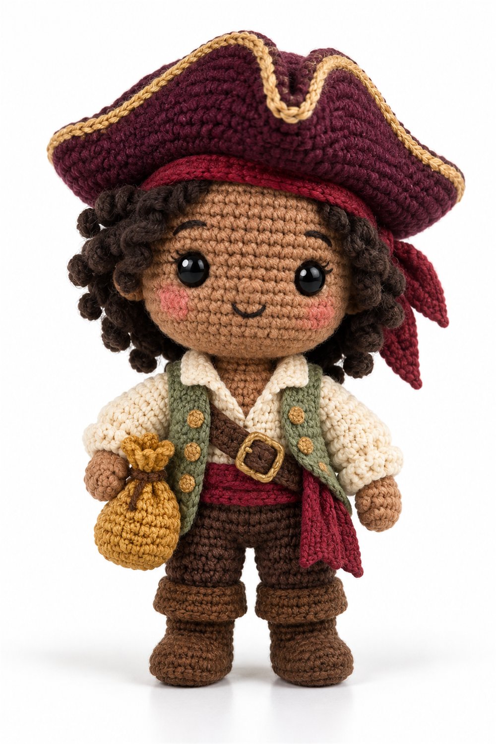 Amigurumi 1007 Aleatorios Fofos Pirata Tesouro - PDF Pattern