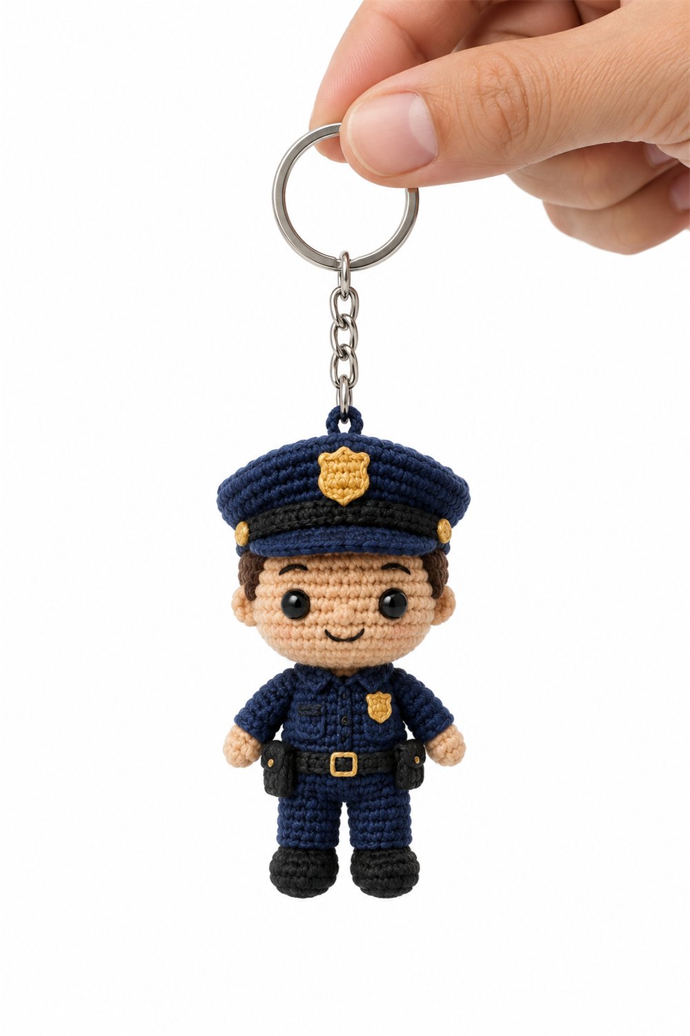 DIY Amigurumi 102 Chaveiro Policial - Crochet Tutorial