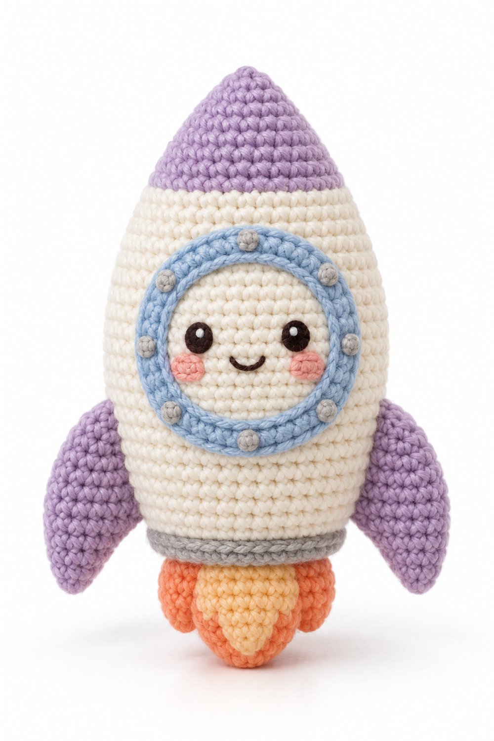 Amigurumi 1021 Aleatorios Fofos Foguete Feliz - Handmade Pattern