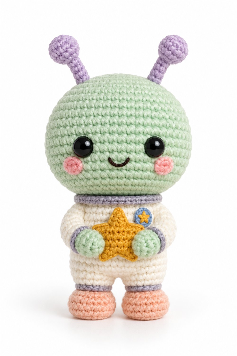 How to Crochet Amigurumi 1028 Aleatorios Fofos Alien Bebe