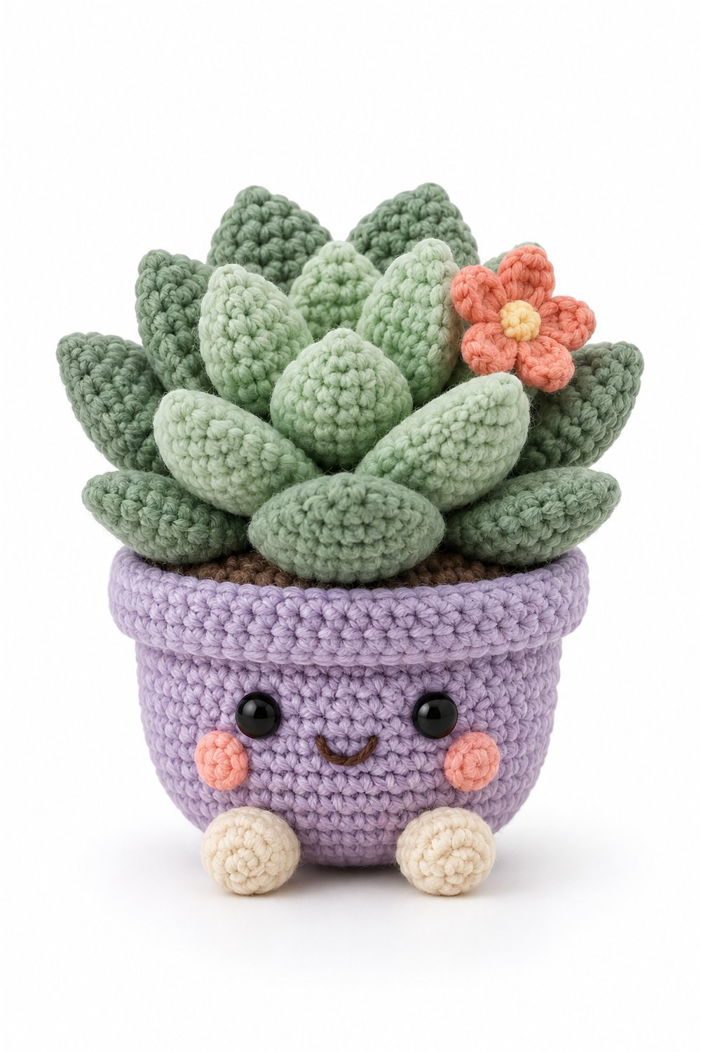 Amigurumi 1043 Aleatorios Fofos Suculenta Feliz - PDF Pattern