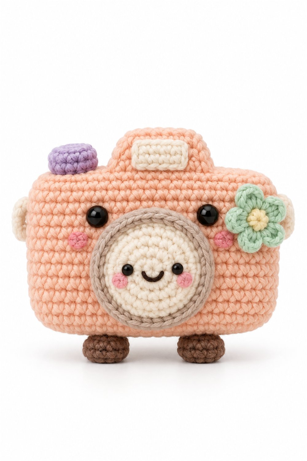 Amigurumi 1050 Aleatorios Fofos Camera Florida - Easy Crochet