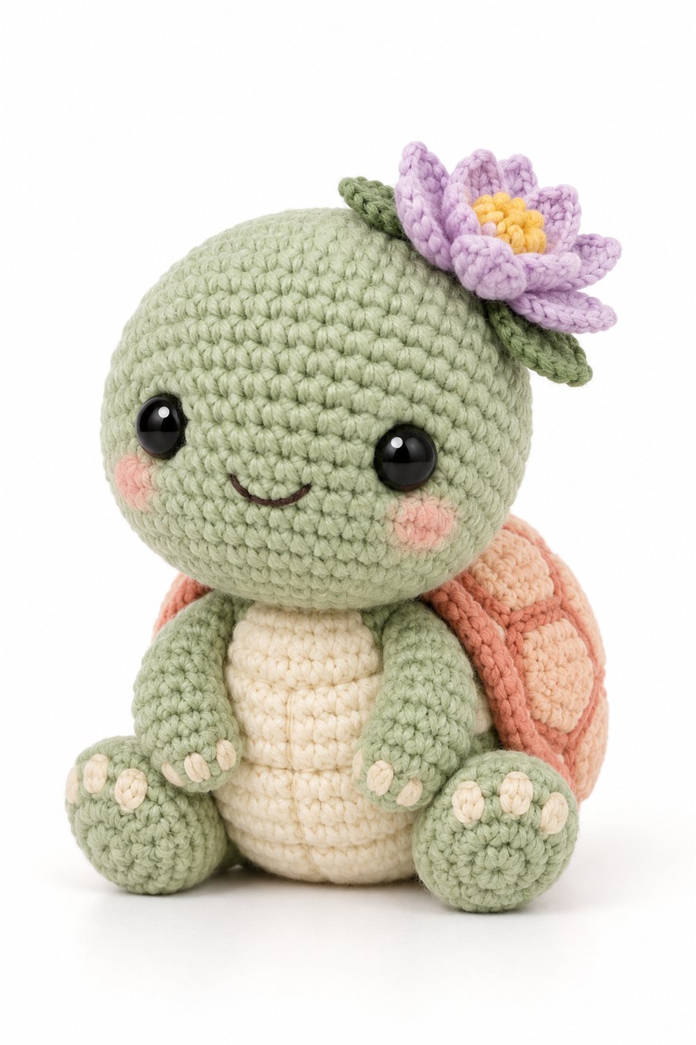 Amigurumi 1051 Aleatorios Fofos Tartaruga Lago Crochet Guide