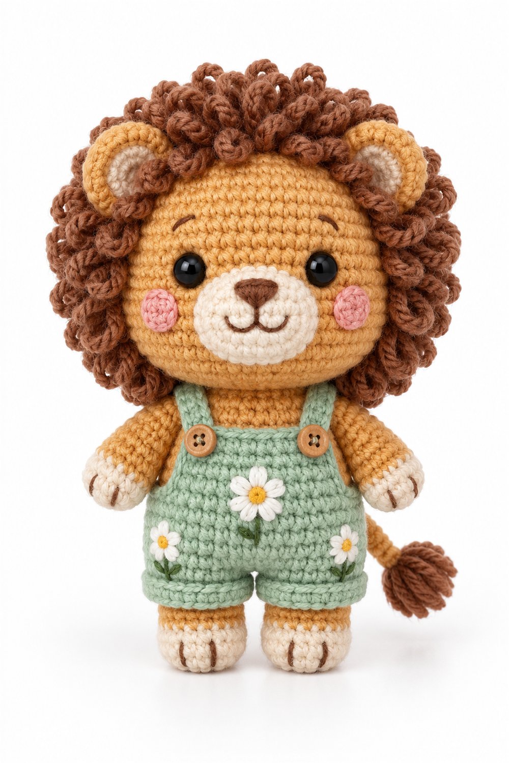 DIY Amigurumi 1057 Aleatorios Fofos Leao Jardim - Crochet Tutorial