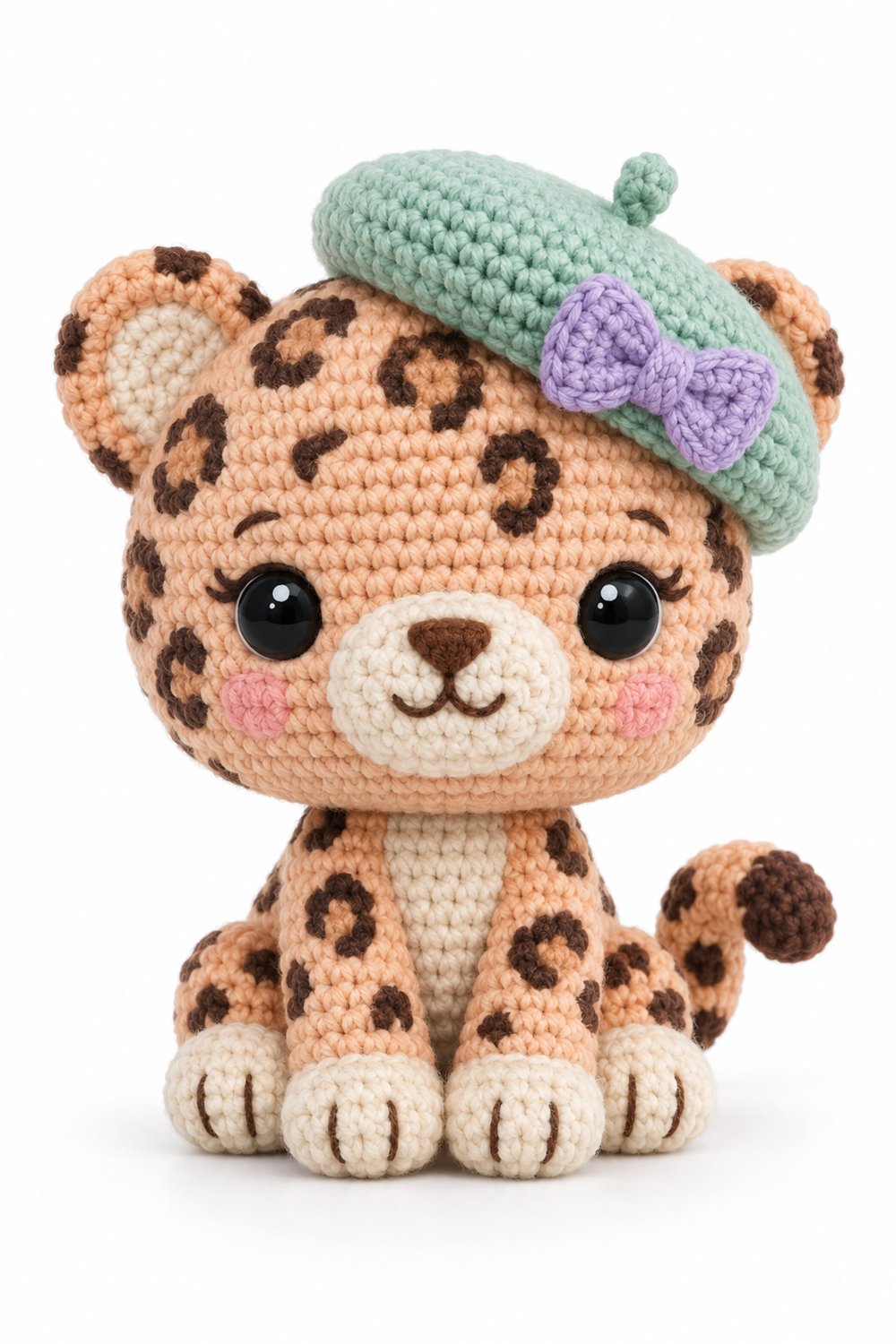 Crochet Amigurumi 1059 Aleatorios Fofos Leopardo Bebe - Pattern