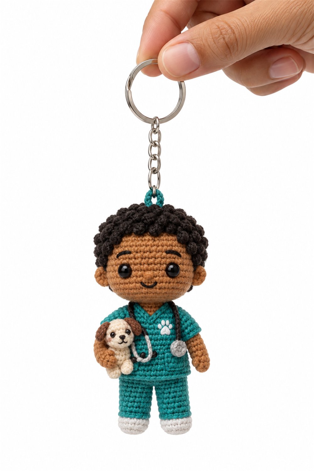Amigurumi 106 Chaveiro Veterinario Crochet Guide