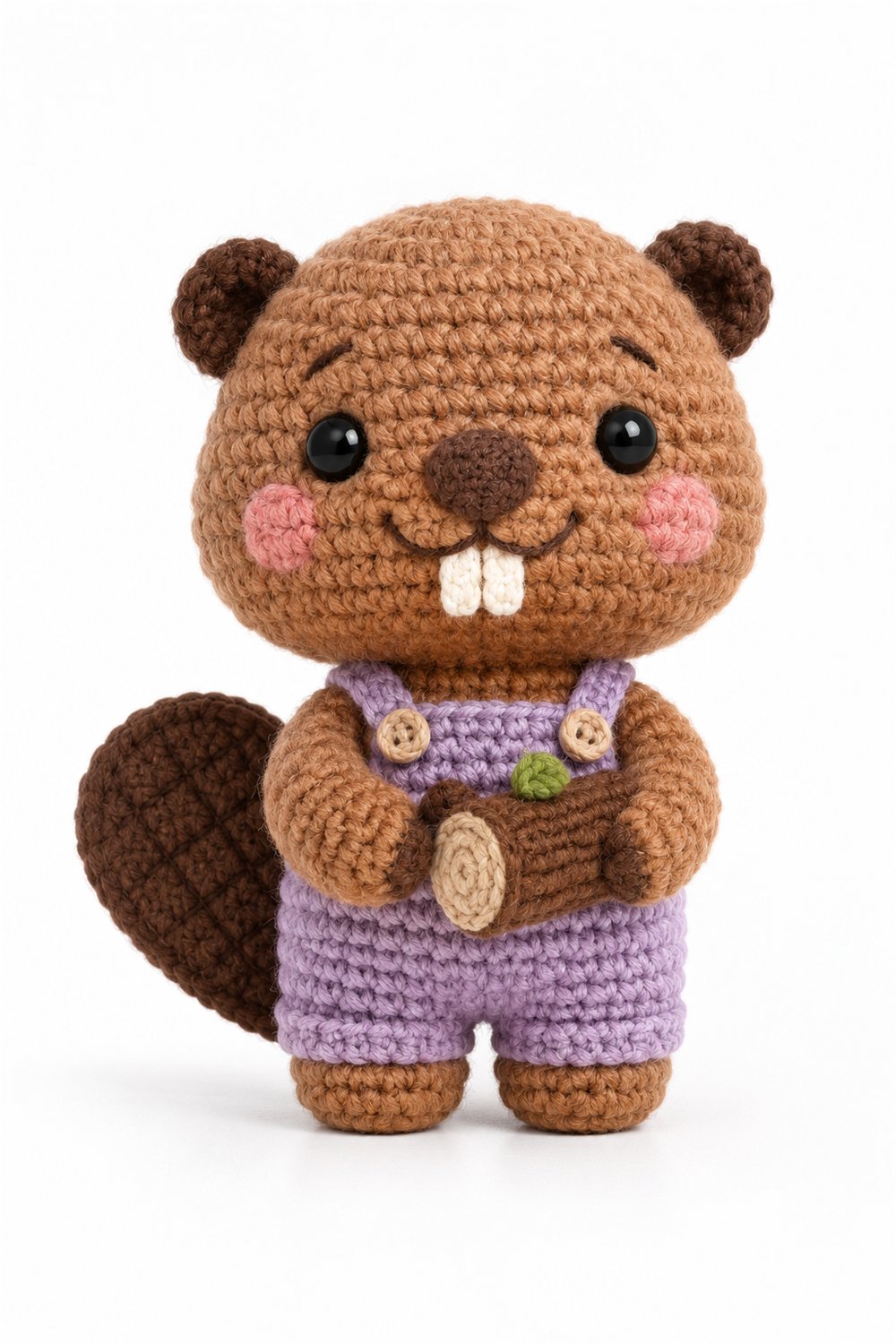 Amigurumi 1070 Aleatorios Fofos Castor Madeira - PDF Pattern